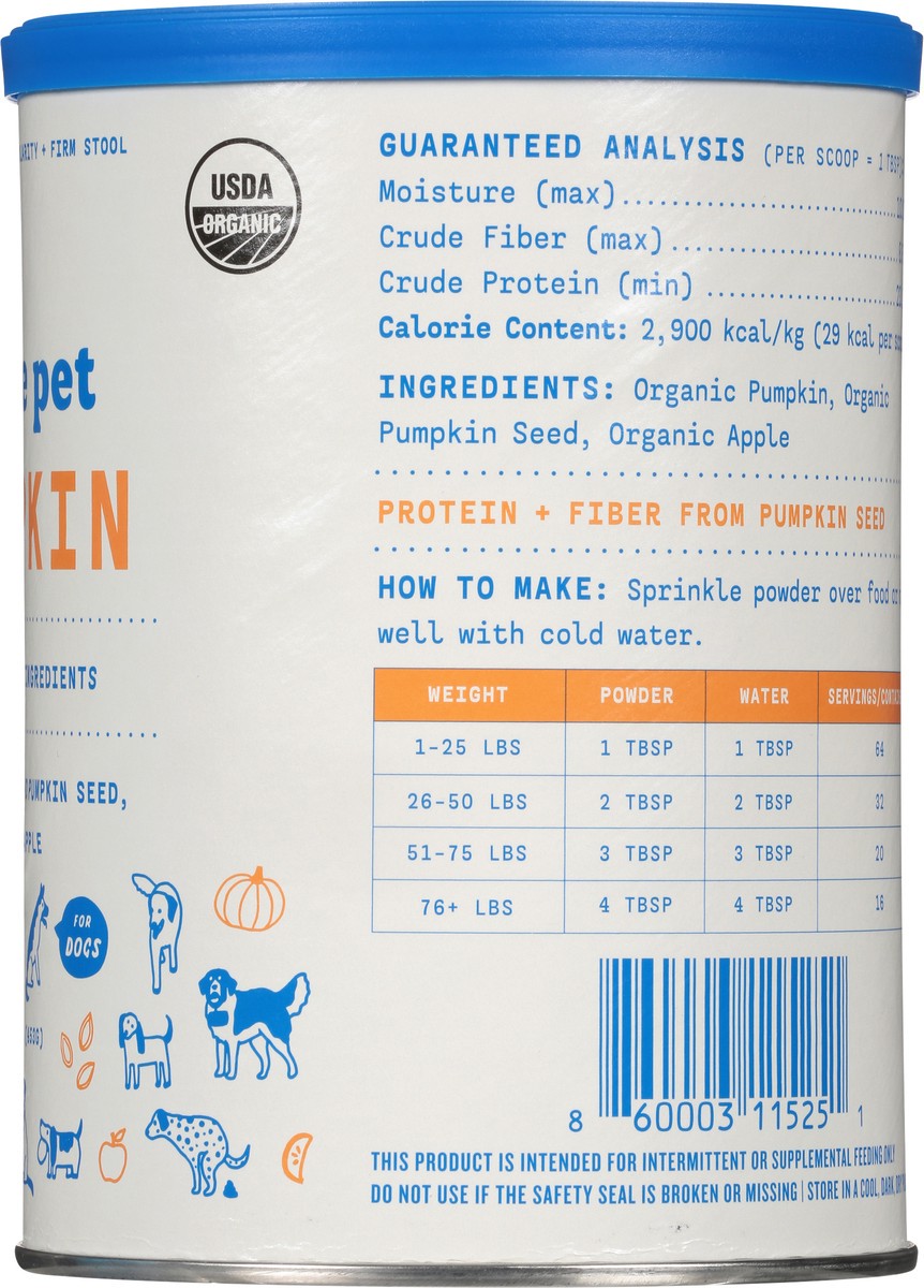 slide 7 of 15, Native Pet Pumpkin 16 oz, 16 oz