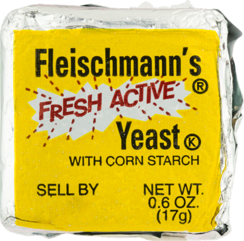 slide 1 of 1, Fleischmann's Yeast Cakes Refrigerated - .6 Oz, 0.6 oz