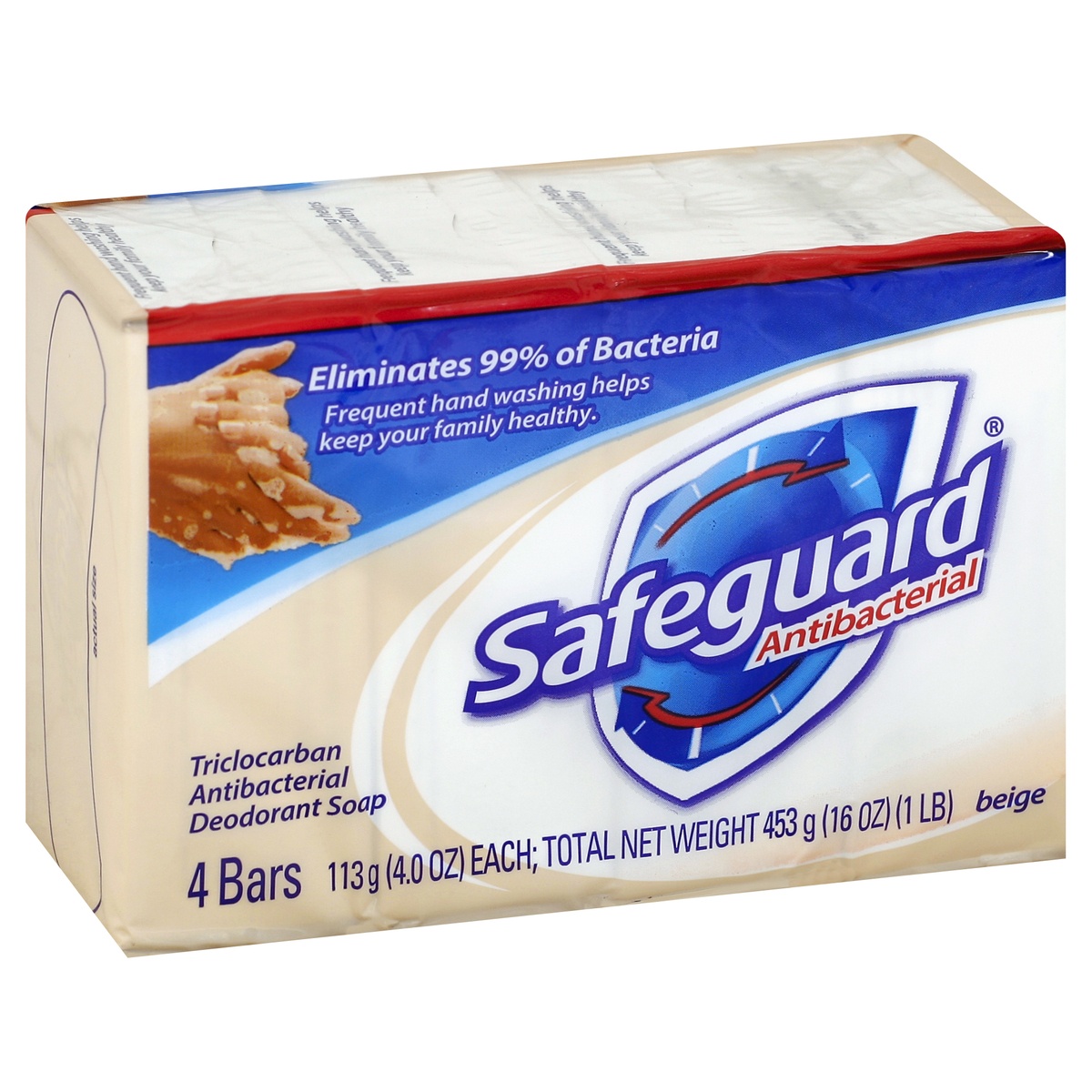 slide 1 of 1, Safeguard Deodorant Soap 4 ea, 4 ct