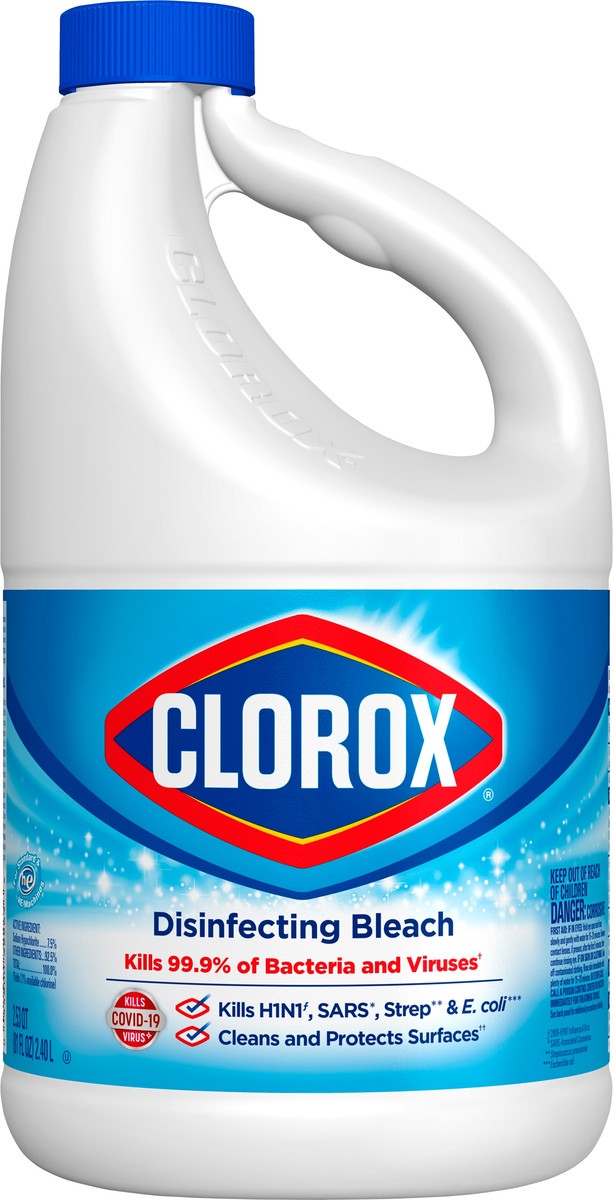 slide 4 of 6, Clorox Disinfecting Concentrated Formula Regular Bleach, 81 fl oz