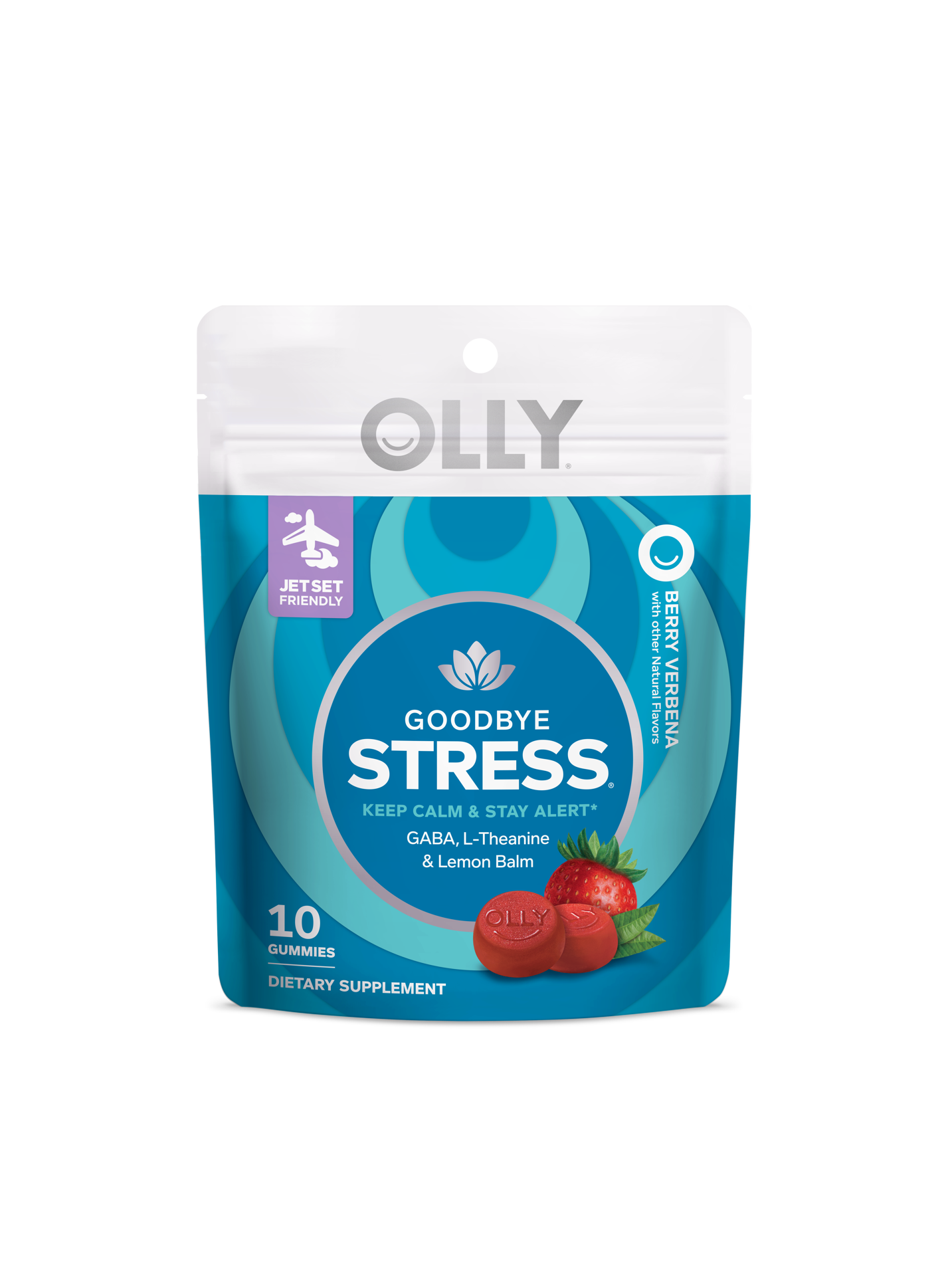 slide 1 of 1, Olly Goodbye Stress - 10ct (Trial & Travel), 10 ct