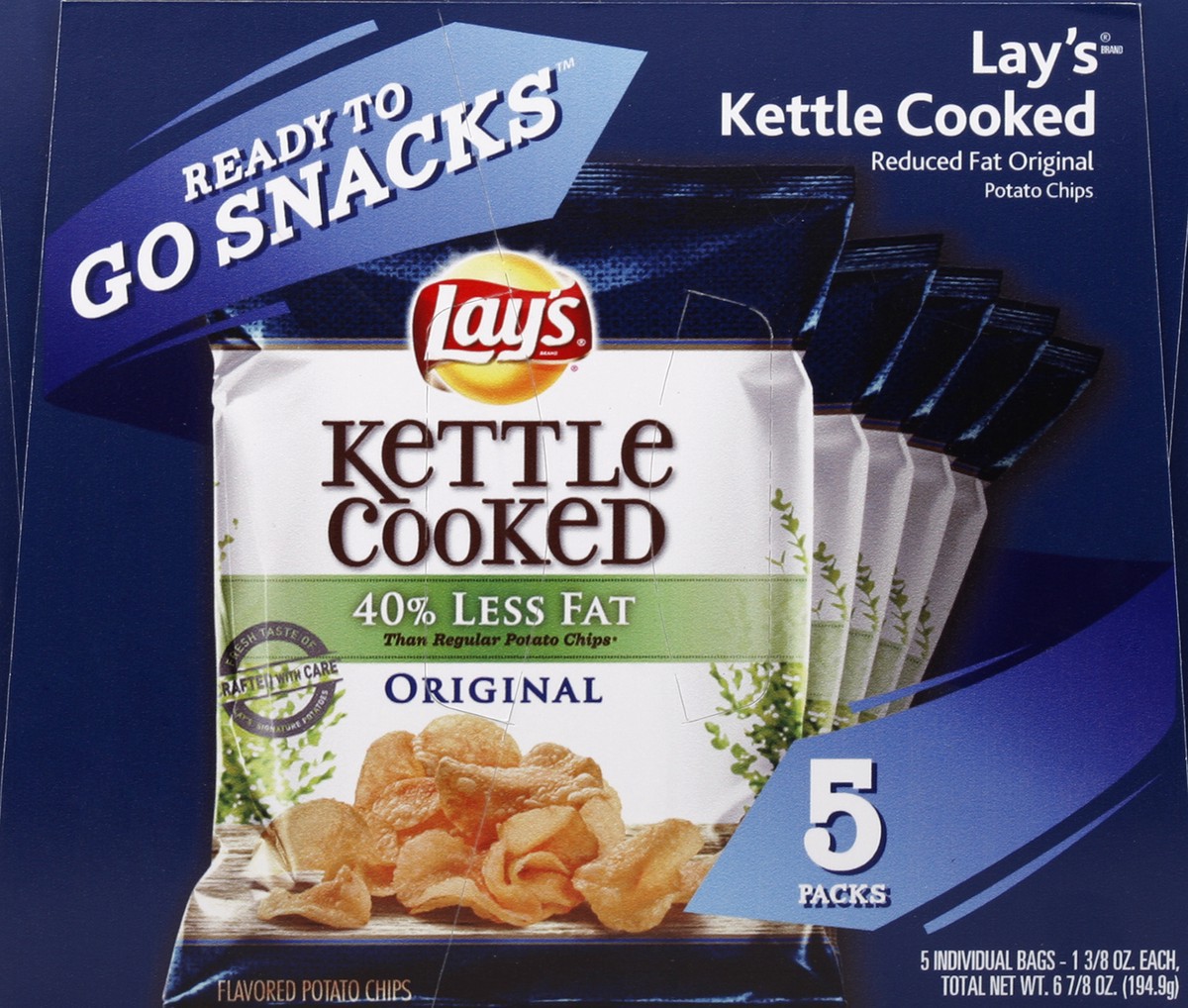 slide 2 of 6, Lay's Potato Chips, 6.87 oz