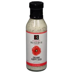 Finest Reserve Creamy Poppy Seed Dressing 12 fl oz