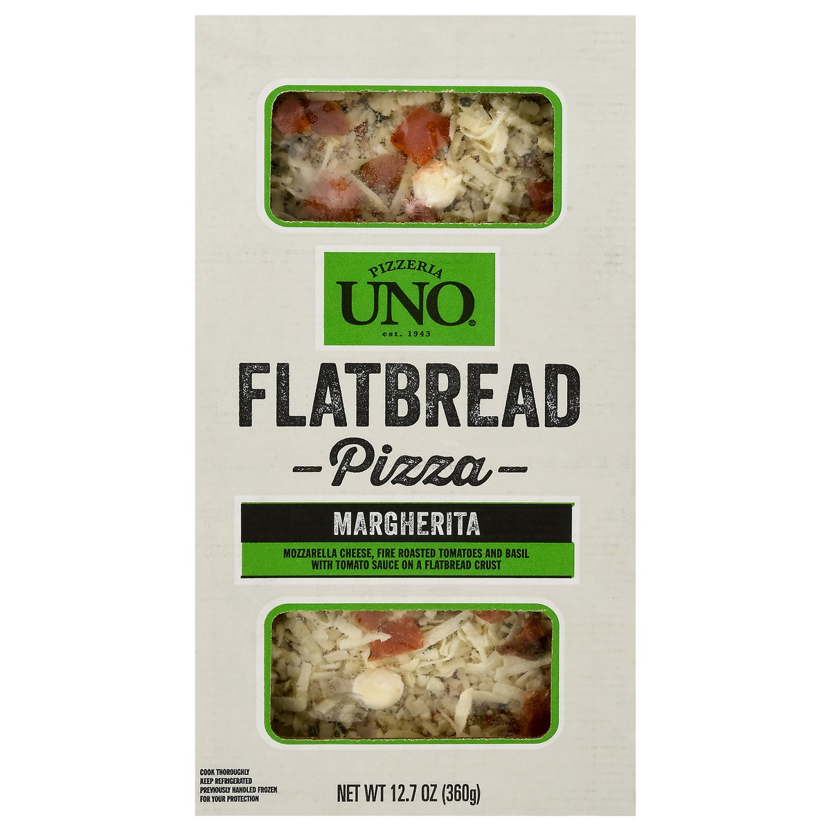 slide 4 of 13, Pizzeria UNO 6x12 Margherita Deli Flatbread, 12.7 oz