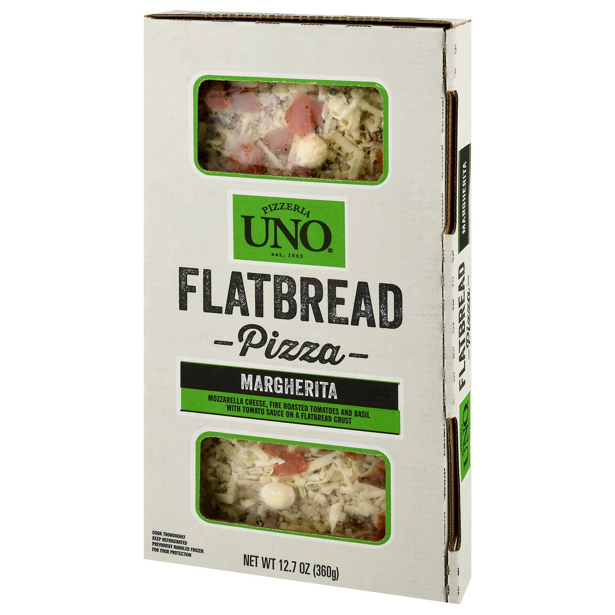 slide 9 of 13, Pizzeria UNO 6x12 Margherita Deli Flatbread, 12.7 oz