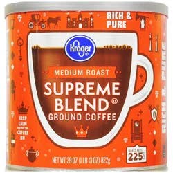 Kroger Supreme Blend Medium Roast Ground Coffee