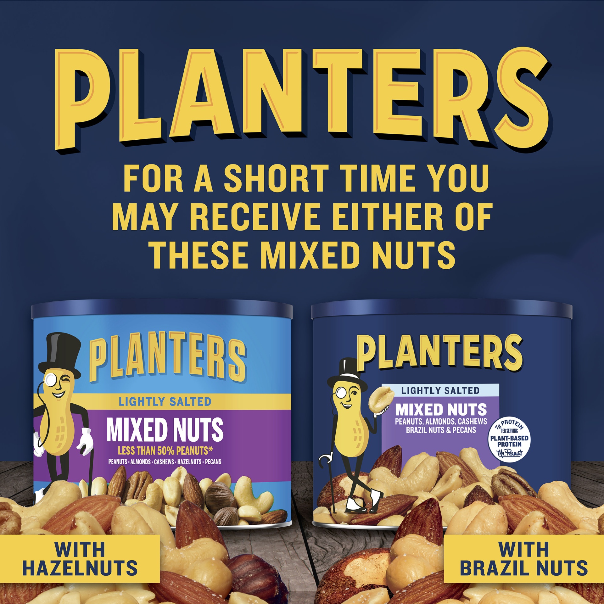 slide 2 of 7, Planters Lightly Salted Mixed Nuts 10.3 oz, 10.3 oz