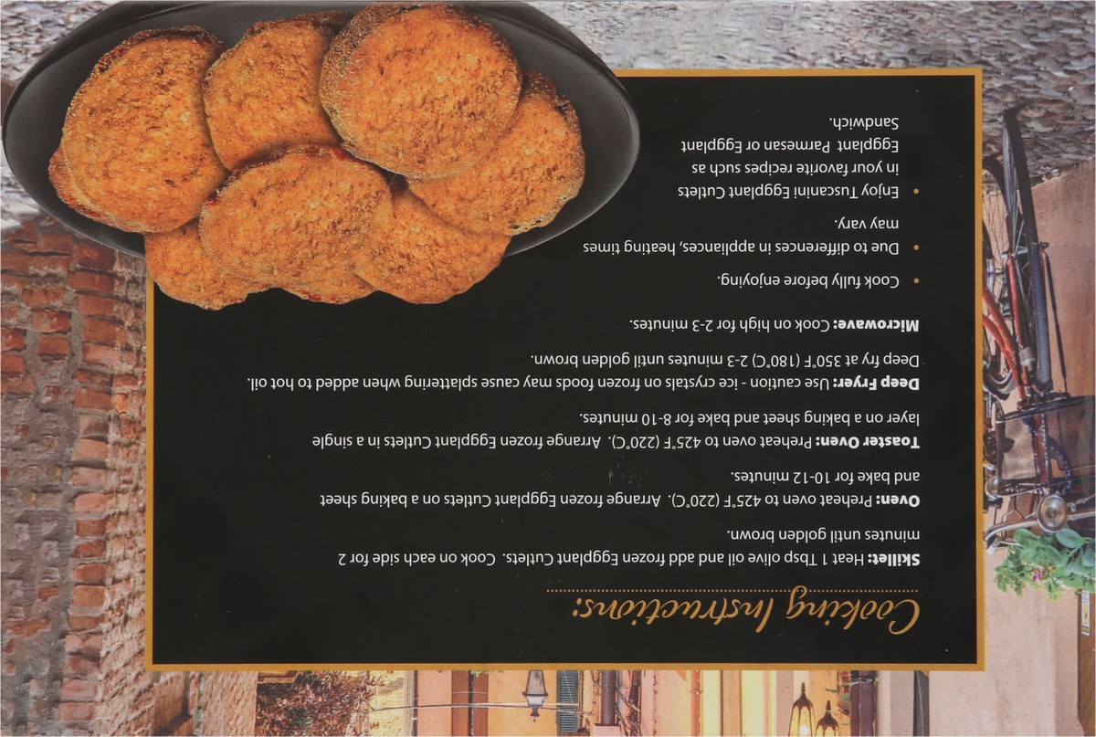 slide 11 of 11, Tuscanini Crispy Breaded Eggplant Cutlets 10 oz, 10 oz