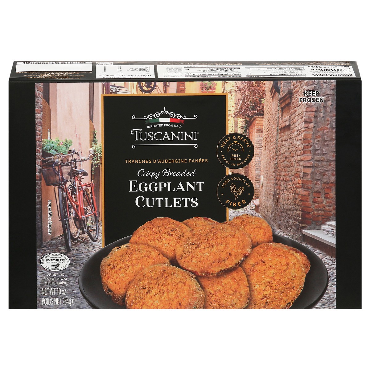 slide 4 of 11, Tuscanini Crispy Breaded Eggplant Cutlets 10 oz, 10 oz
