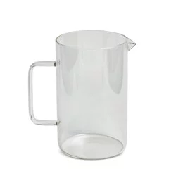 Core Home Clear Glass Square Handle Pitcher