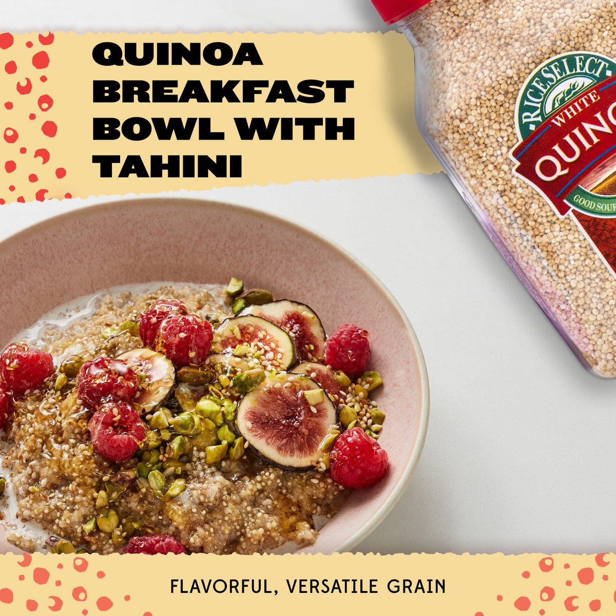 slide 9 of 9, RiceSelect White Quinoa, 22 oz