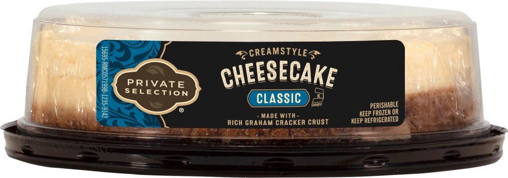 slide 3 of 4, Private Selection Classic Creamstyle Cheesecake, 16 oz