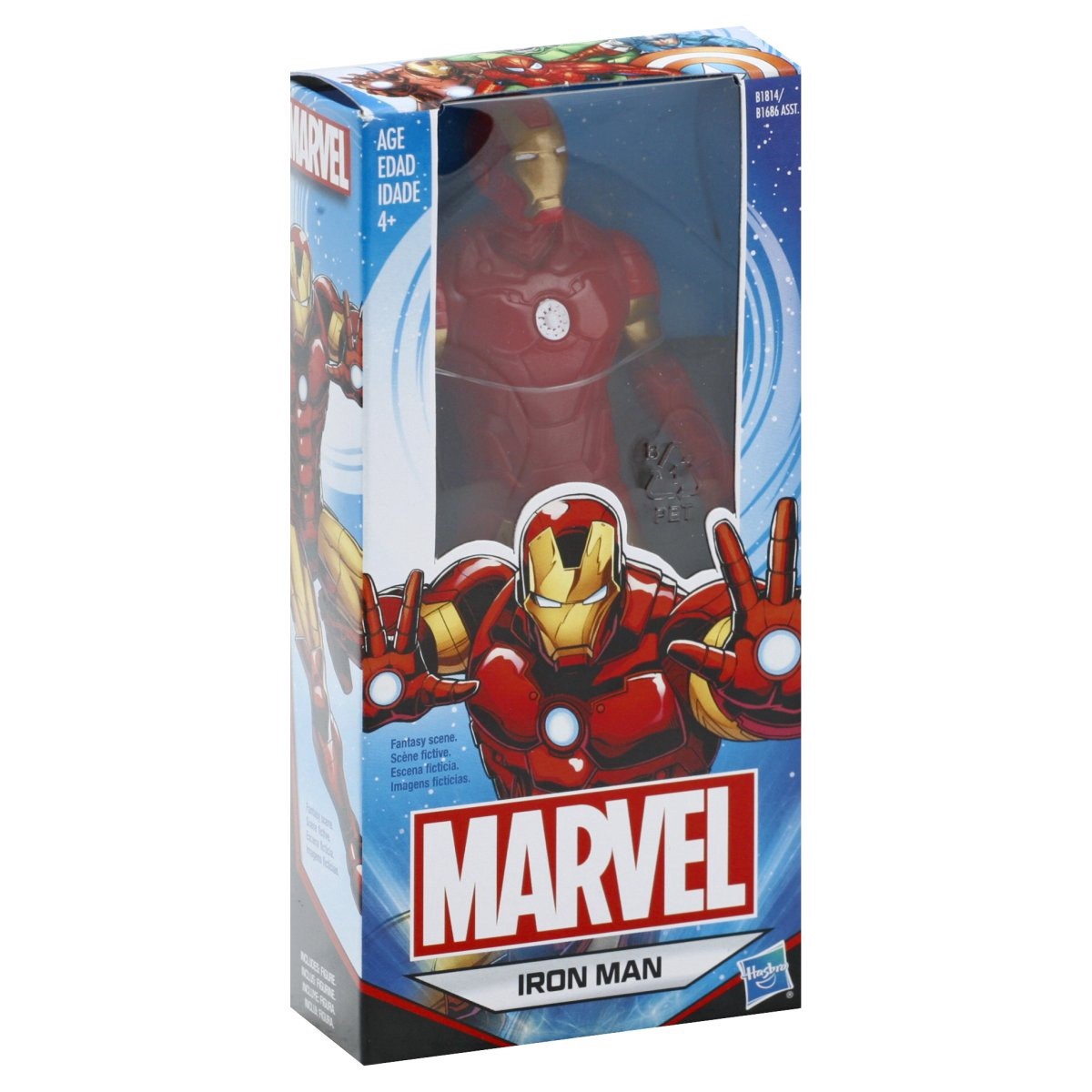 slide 1 of 6, Marvel Iron Man 6-in Basic Action Figure, 6 in