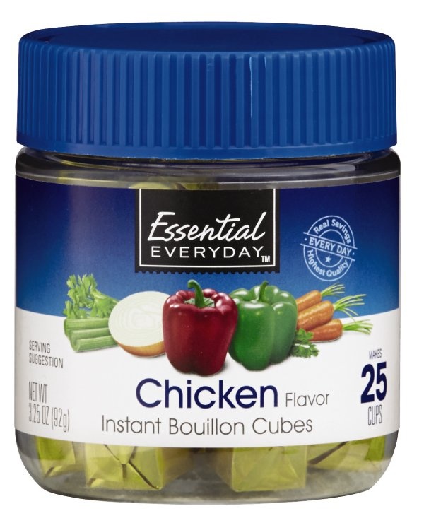 slide 1 of 1, Essential Everyday Chicken Bouillon Cube, 25 ct