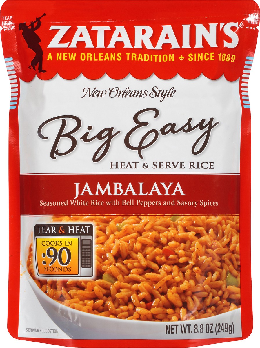 slide 7 of 8, Zatarain's New Orleans Style Big Easy Jambalaya, 8 oz
