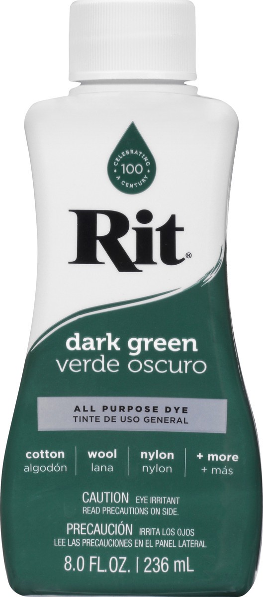 slide 6 of 9, Rit Dark Green All Purpose Dye 8 oz, 8 oz