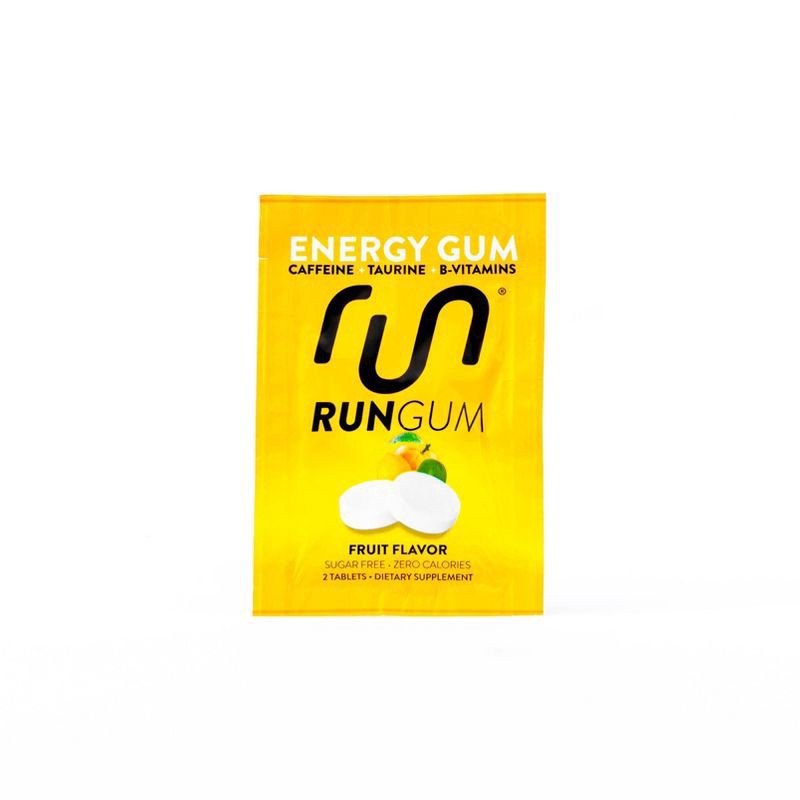 slide 1 of 2, Run Gum Fruit Energy Supplements - 2ct, 2 ct