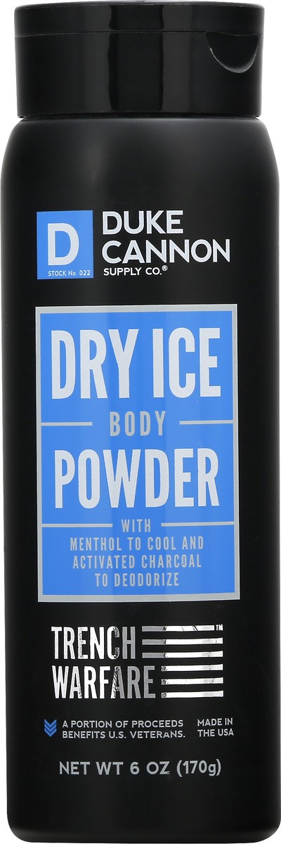 slide 12 of 12, Duke Cannon Dry Ice Body Powder 6 oz, 6 oz