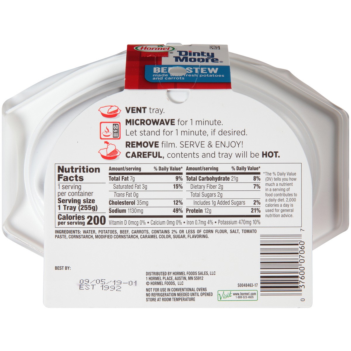 slide 3 of 11, Hormel Dinty Moore Beef Stew 9 oz. Sleeve, 9 oz