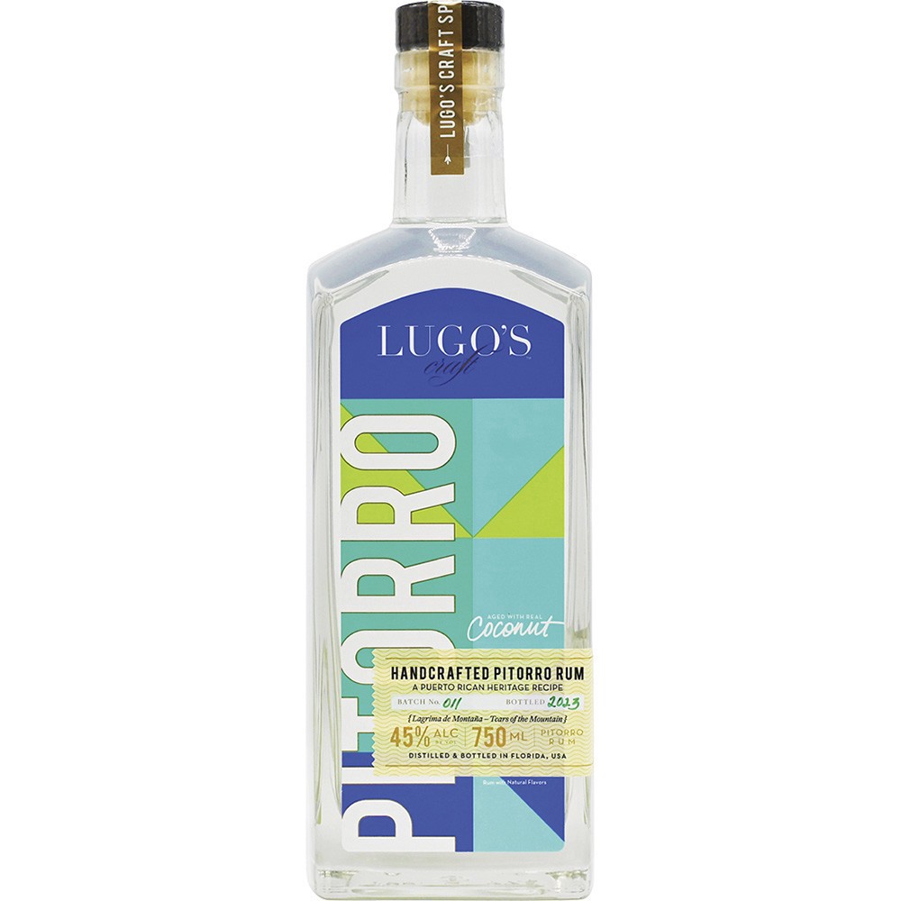 slide 1 of 1, Lugo's Craft Coconut Pitorro Rum, 750 ml