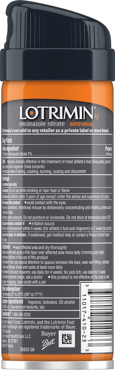 slide 4 of 8, Lotrimin Antifungal Deodorant Powder Spray 133 g Aerosol, 133 g