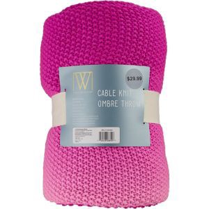 slide 1 of 1, Fall Fest Â Greenough, Justincable Knit Throw Blanket, Purple, 1 ct