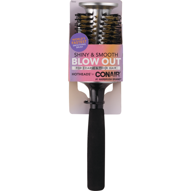 slide 1 of 1, CONAIR Hot Heads Med Porc Round, 1 ct