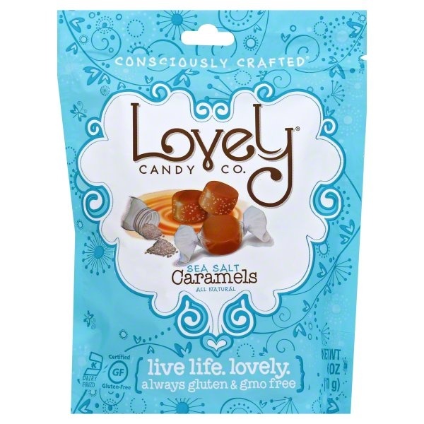 slide 1 of 2, Lovely Candy Company Sea Salt Caramels, 6 oz