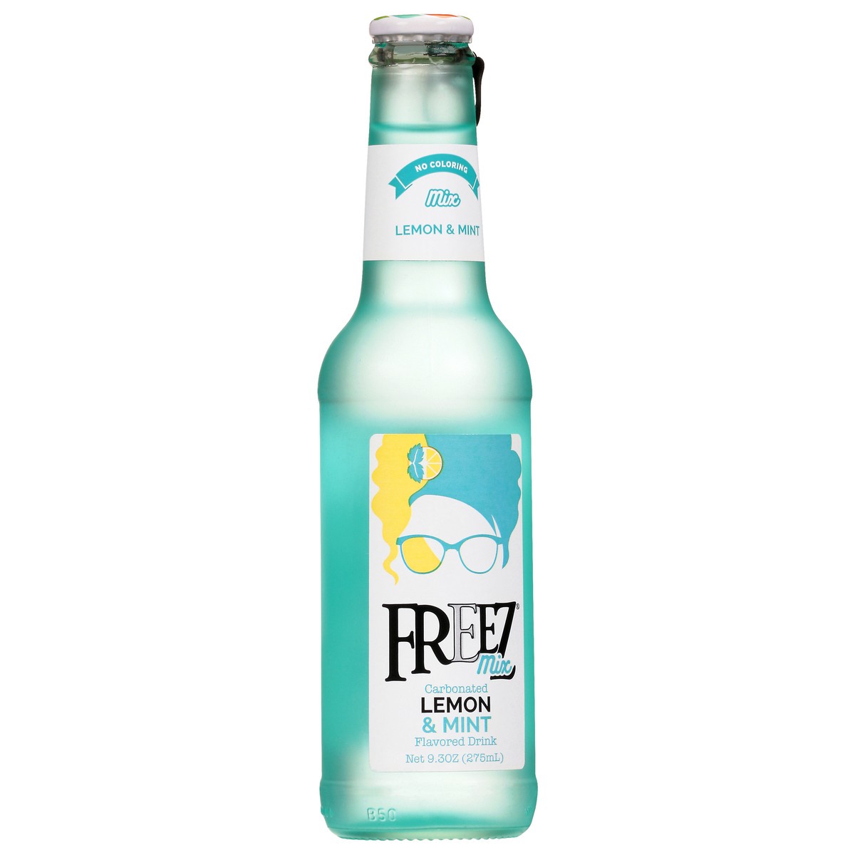 slide 2 of 9, Freez Mix Soda Lemon Mint - 275 ml, 275 ml