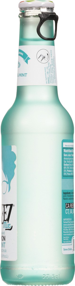 slide 7 of 9, Freez Mix Soda Lemon Mint - 275 ml, 275 ml