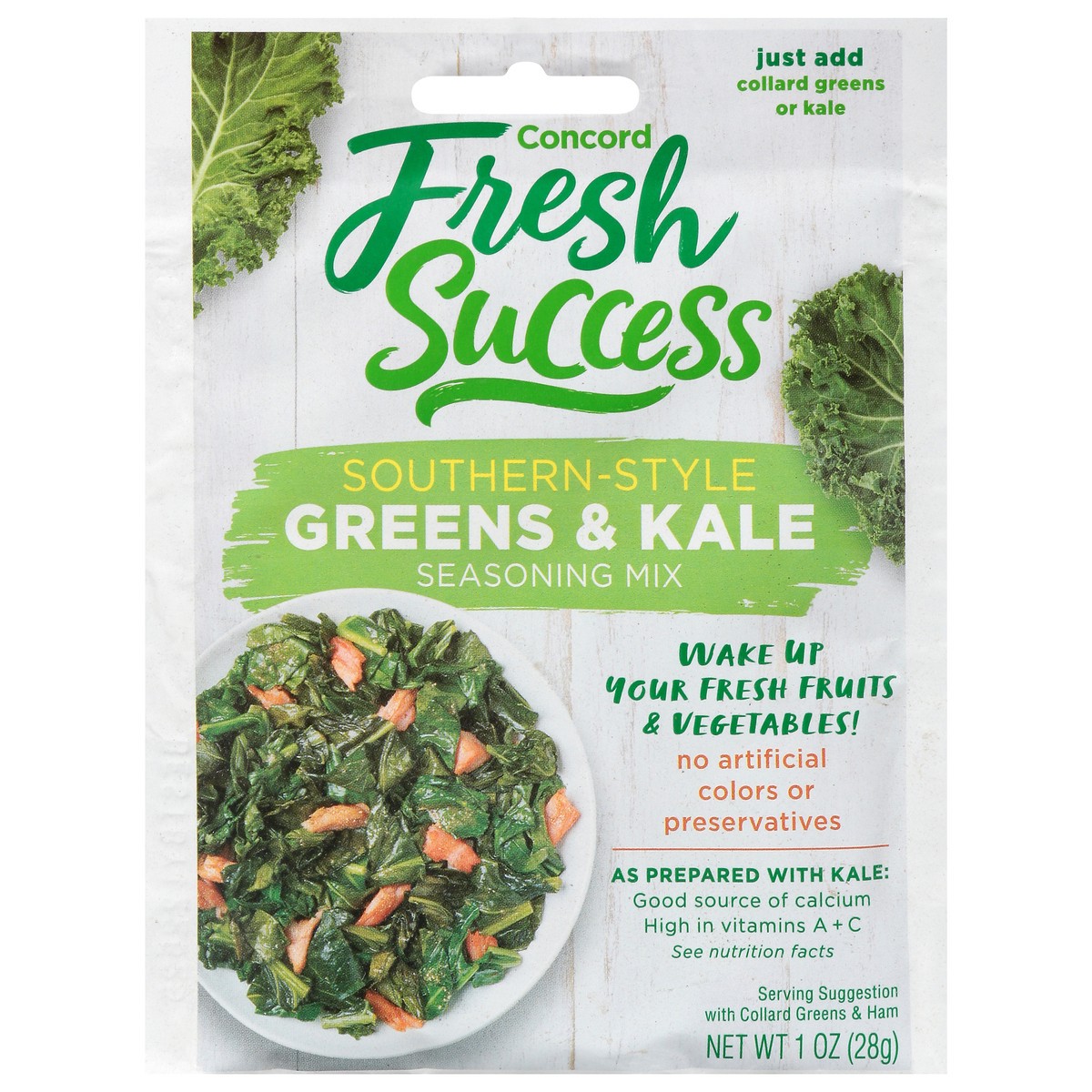 slide 8 of 14, Concord Foods Greens Kale Seasoning Mix - 1 oz, 1 oz