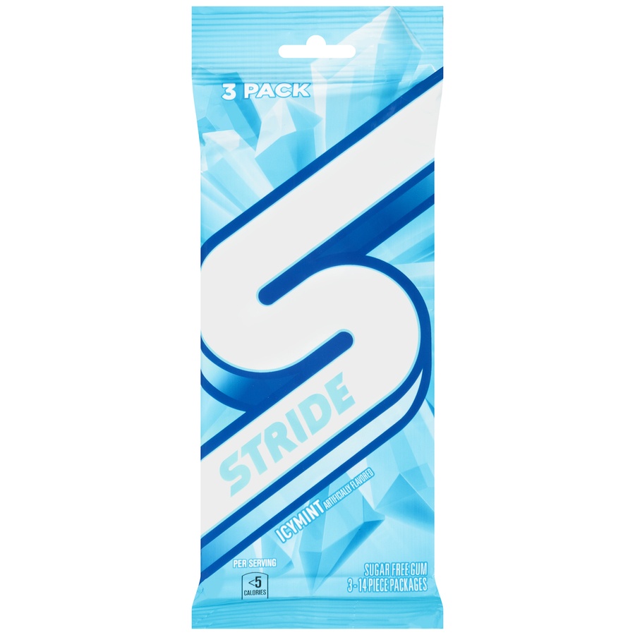 slide 1 of 1, Stride Gum 3 ea, 3 ct