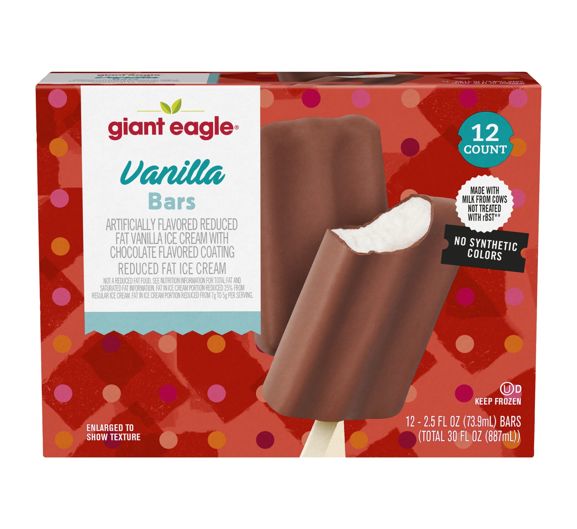 Giant Eagle Vanilla Ice Cream Bars 12 ct Shipt