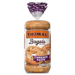 Thomas' Cinnamon Raisin Bagels, 20 oz