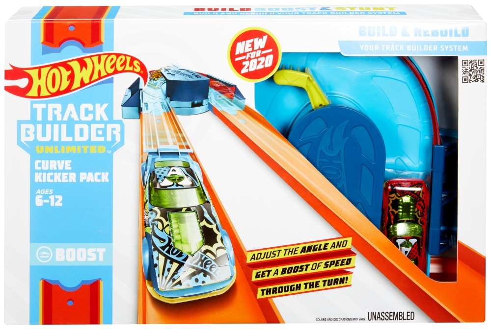 slide 1 of 1, Mattel Hot Wheels Track Builder Unlimited Curve Kicker Pack, 1 ct