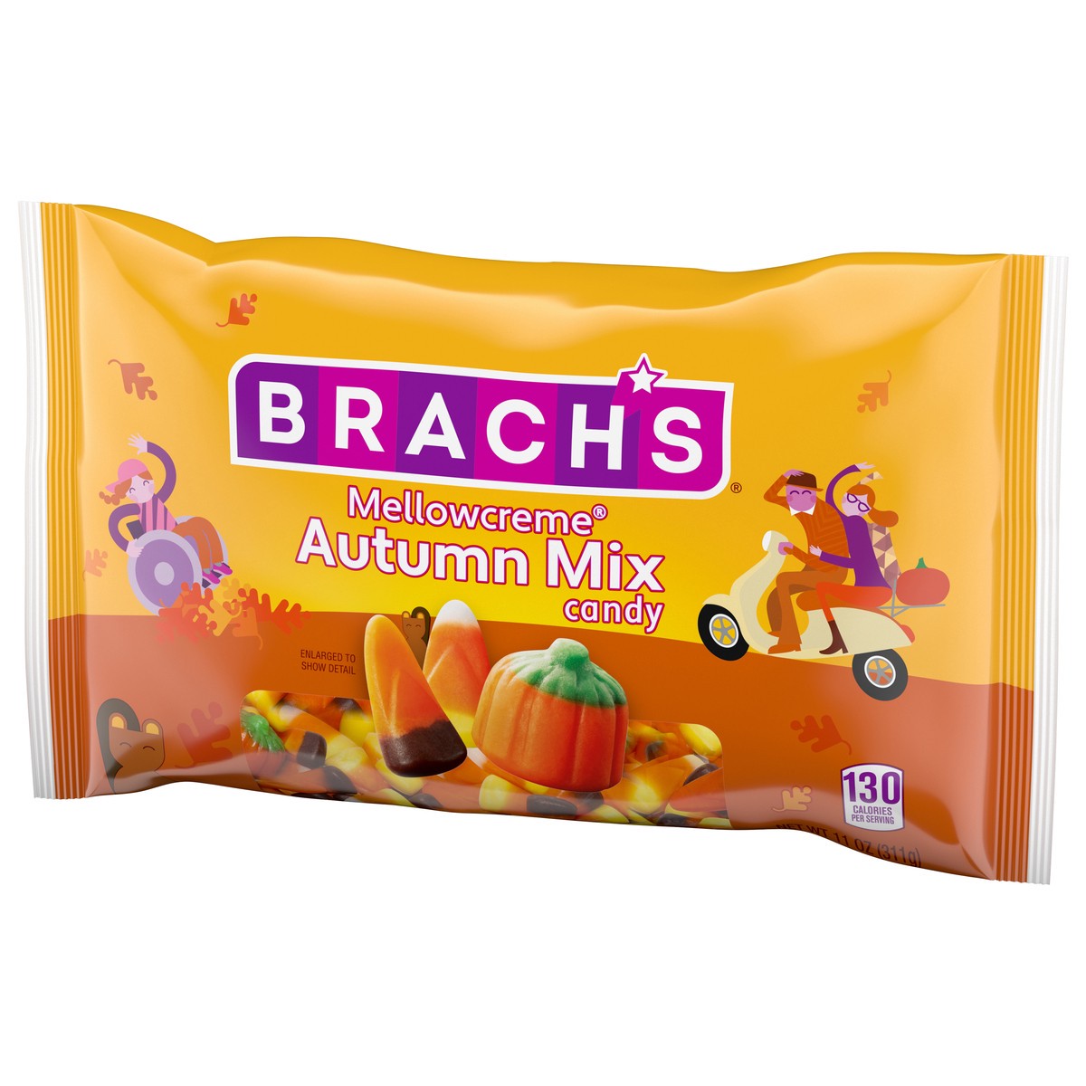 slide 8 of 13, Brach's 08122 158454 Mellowcreme Autumn Mix Halloween 11 oz, 11 oz