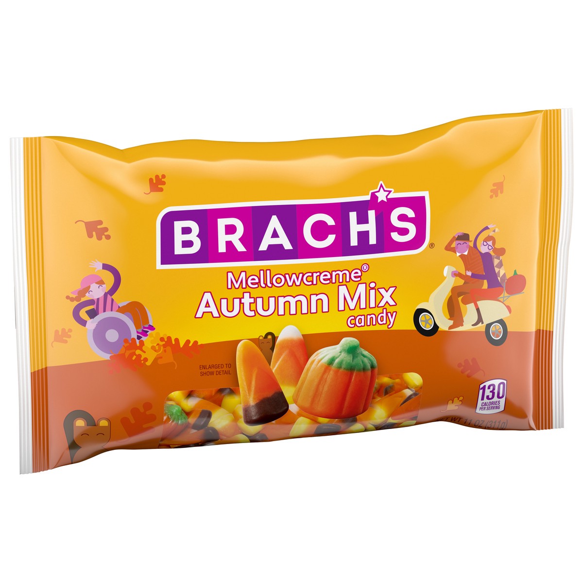 slide 5 of 13, Brach's 08122 158454 Mellowcreme Autumn Mix Halloween 11 oz, 11 oz