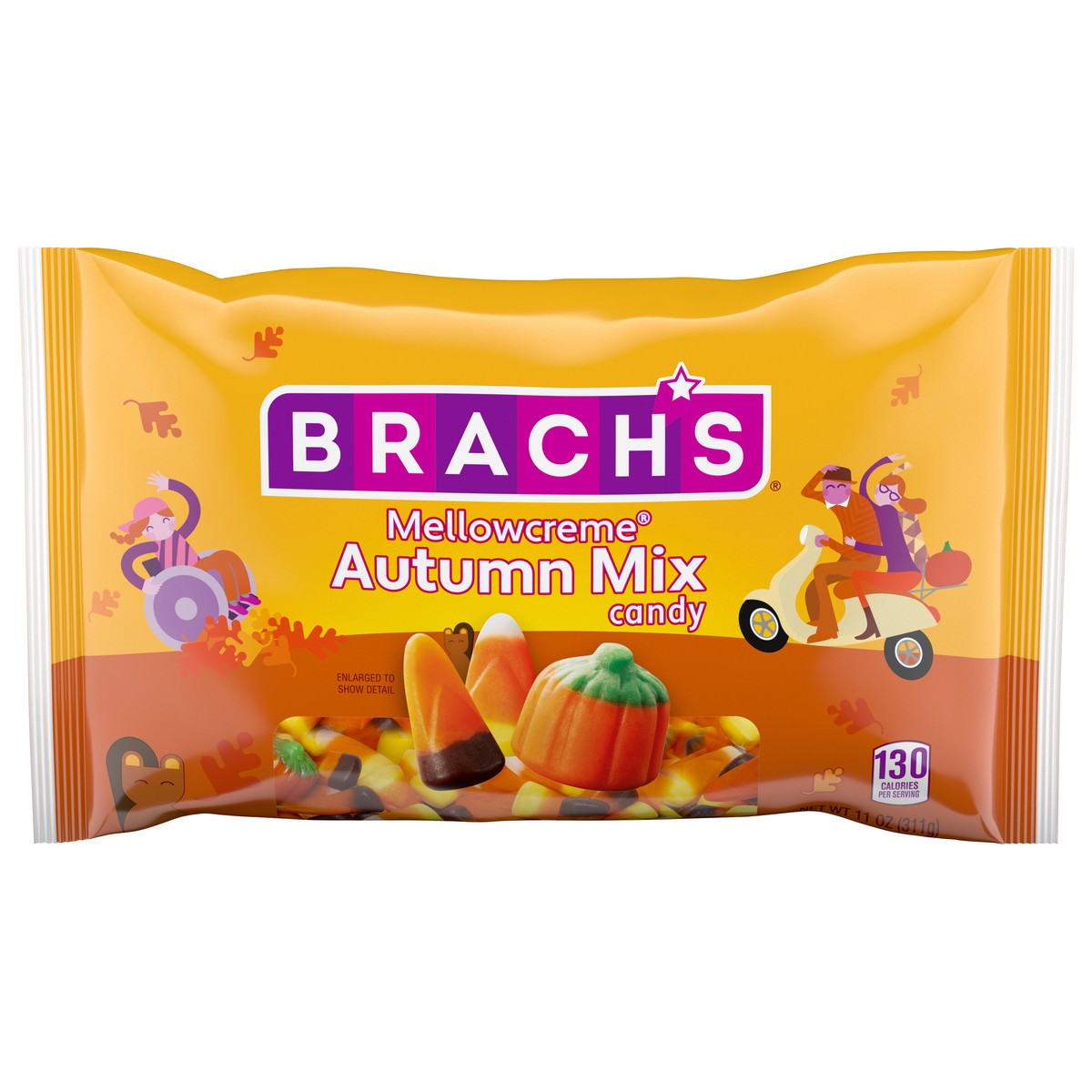 slide 1 of 13, Brach's 08122 158454 Mellowcreme Autumn Mix Halloween 11 oz, 11 oz