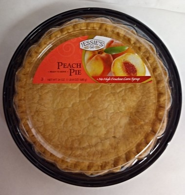 slide 1 of 1, Jessie Lord Peach Pie 8In, 24 oz