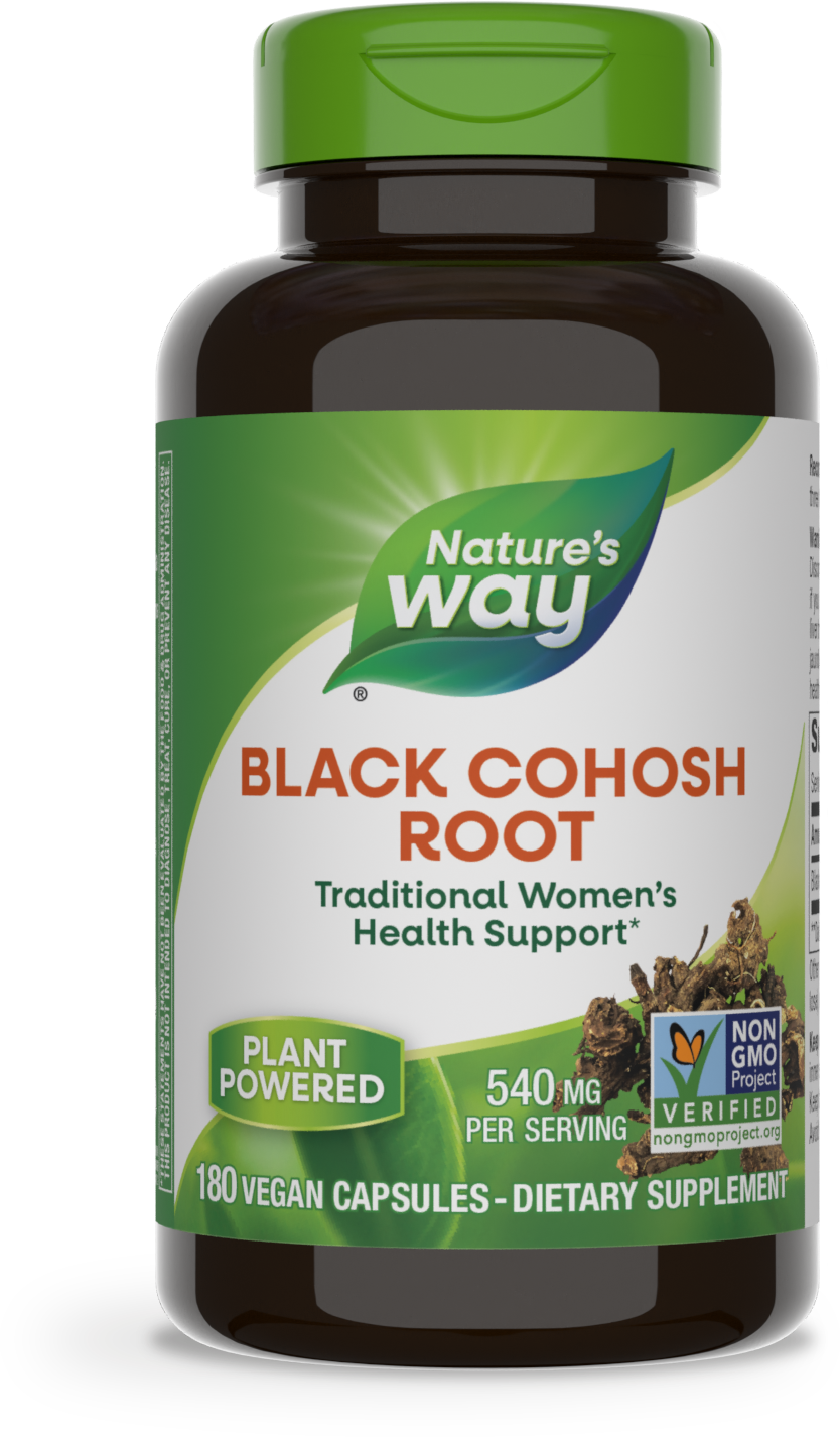 slide 1 of 4, Nature's Way Black Cohosh Root, 180 ct