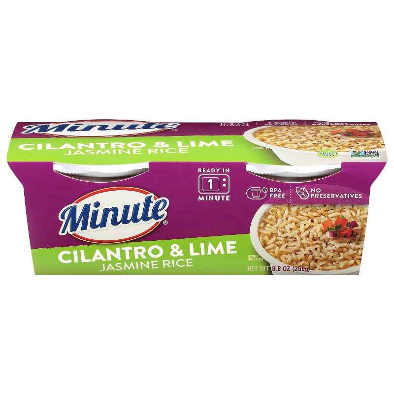 slide 1 of 6, Minute Jasmine Rice, Cilantro & Lime, 8.8 oz