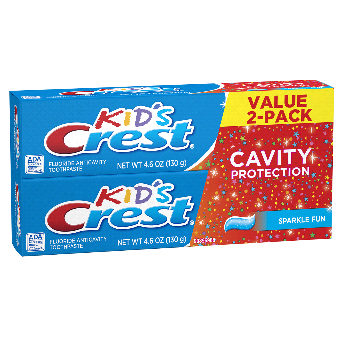 slide 2 of 7, Crest Kids Cavity Protection Toothpaste Sparkle Fun Flavor, 9.2 oz