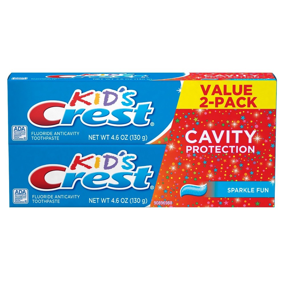 slide 6 of 7, Crest Kids Cavity Protection Toothpaste Sparkle Fun Flavor, 9.2 oz