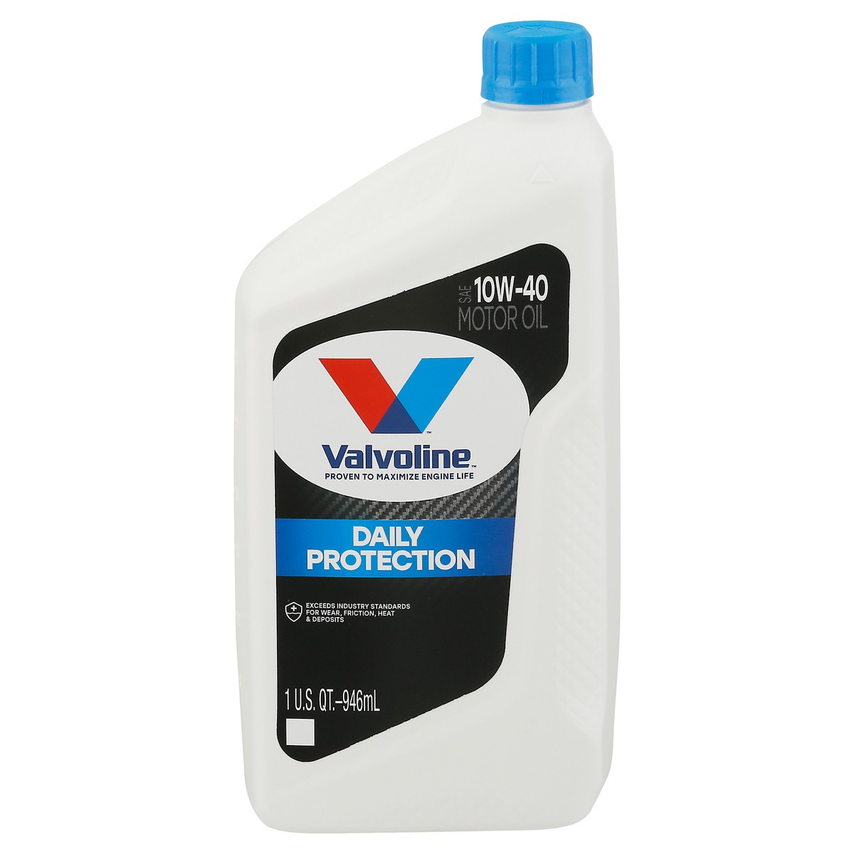 slide 1 of 2, Valvoline SAE 10W-40 Daily Protection Motor Oil 1 qt, 1 qt