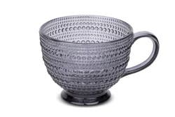Core Bamboo Brooklyn Steel Dotted Mug - Gray, 13.5 oz