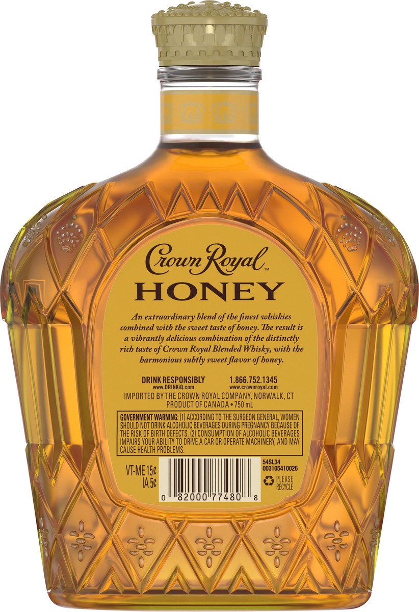 slide 2 of 3, Crown Royal Honey, 750 ml