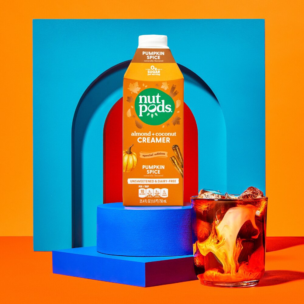 slide 4 of 5, Nutpods Pumpkin Spice Unsweetened Non Dairy Coffee Creamer Made With Almonds And Coconuts, 25.4 fl oz