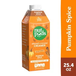 Nutpods Pumpkin Spice Unsweetened Non Dairy Coffee Creamer Made With Almonds And Coconuts