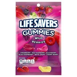 LIFE SAVERS Gummy Candy, Wild Berries, 7 oz Bag