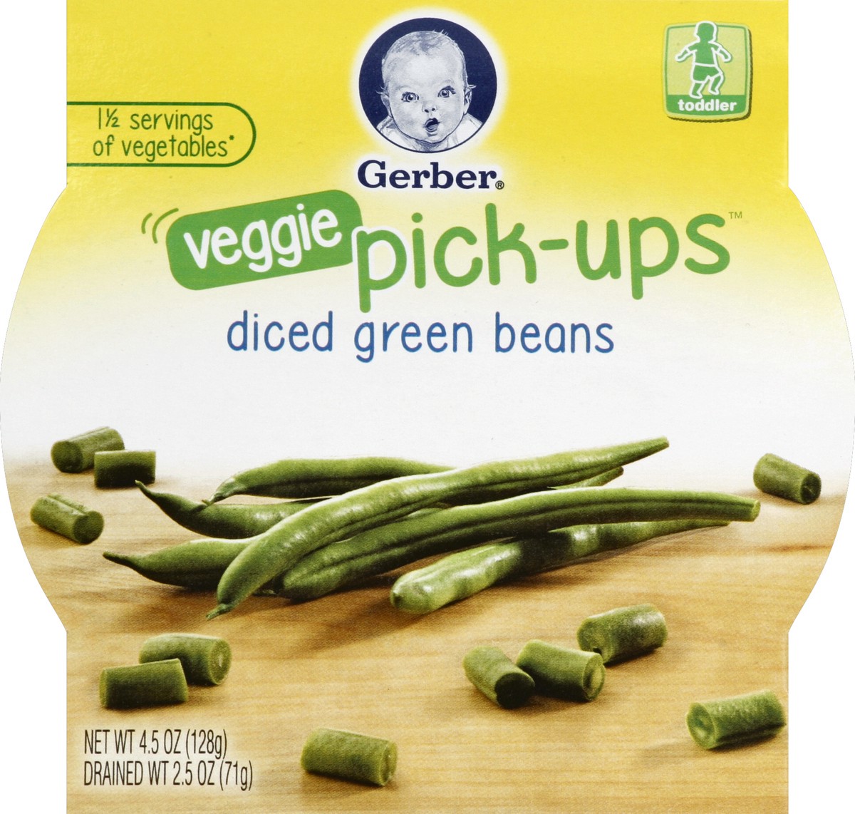 slide 2 of 4, Gerber Veggie Pick-Ups 4.5 oz, 4.5 oz